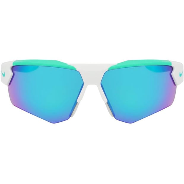 Mt Silver/Grn M - Nike - Cloak Duo Wrap Sunglasses