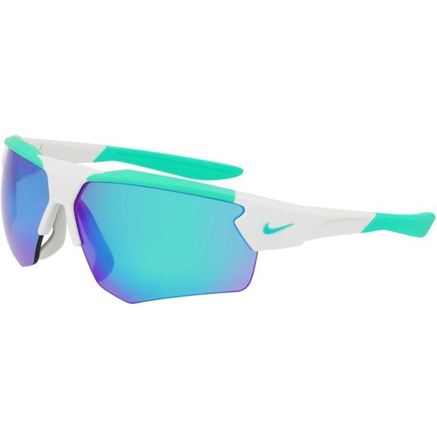 Mt Silver/Grn M - Nike - Cloak Duo Wrap Sunglasses