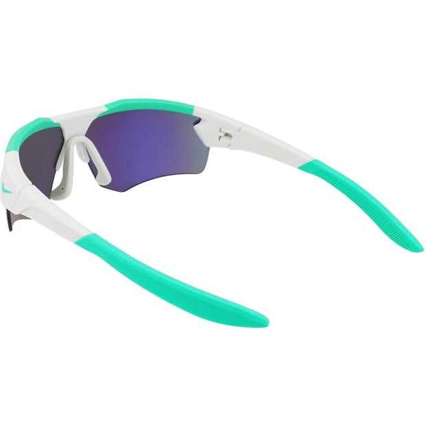 Mt Silver/Grn M - Nike - Cloak Duo Wrap Sunglasses