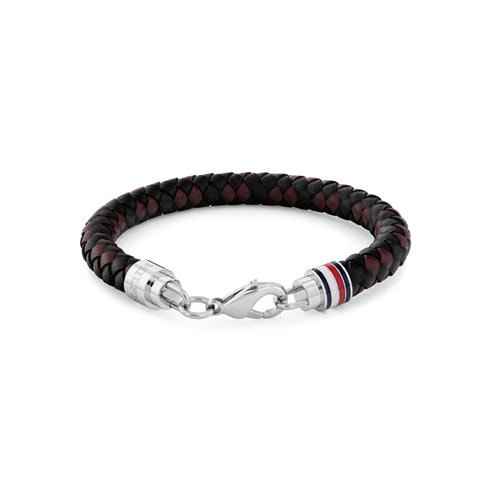 Tommy Hilfiger - Mens braided leather bracelet