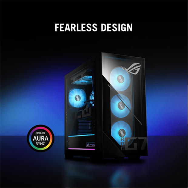 Black - ASUS - ASUS ROG G700 RTX 5080 Gaming PC - AMD Ryzen 7 9800X3D 64GB DDR5 2TB SSD