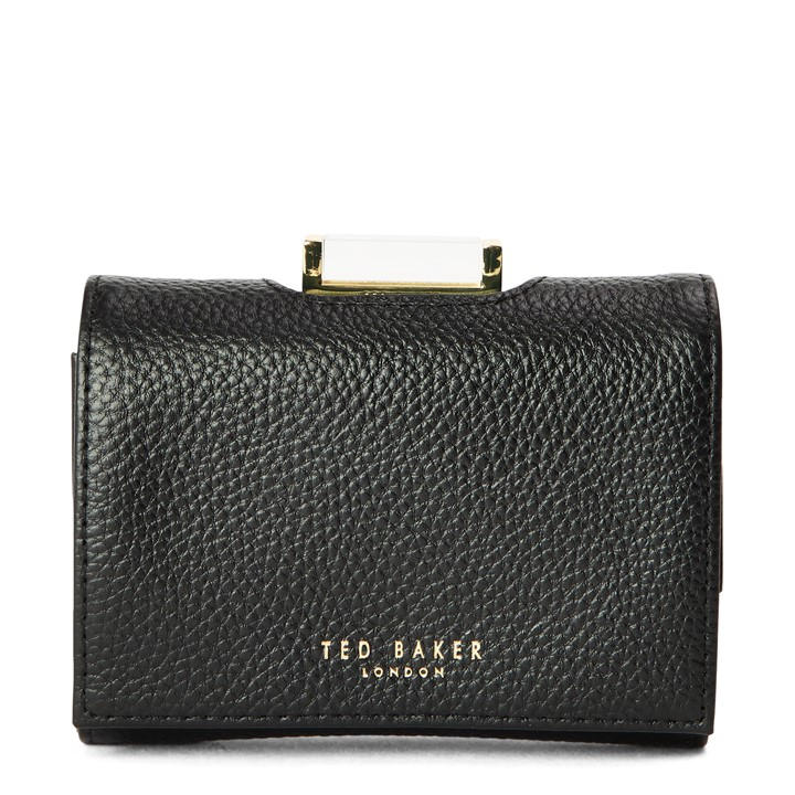 Ted Baker Women's Black Small Crystal Top Bobble Purse, Sports Direct