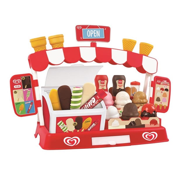 Multi - Casdon - WALLS Toy Ice Cream Parlour Playset