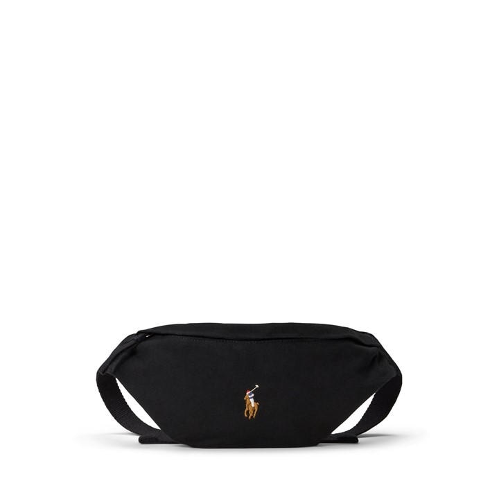 Polo Ralph Lauren  Black Canvas Colour Bumbag, Sports Direct