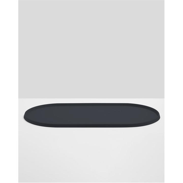 Wild One  Black Wool Silicone Small Pet Placemat, Sports Direct