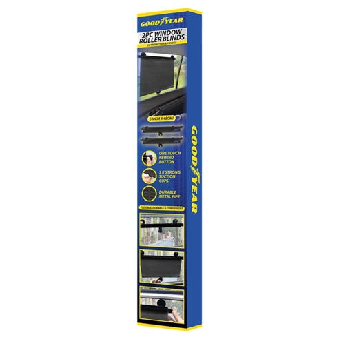 Goodyear - Goodyear 2 Piece Car window roller blinds
