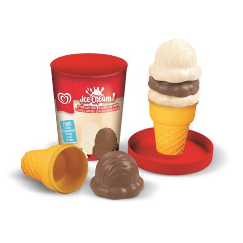 Casdon - Toy WALLS Ice Cream Tub – Vanilla & Chocolate