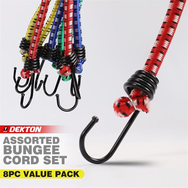 Various - Dekton - Dekton 8 Piece Bungee Cord Set