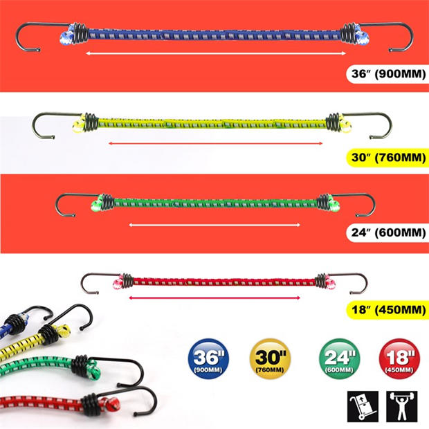 Various - Dekton - Dekton 8 Piece Bungee Cord Set