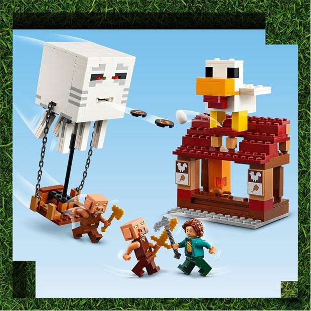 Да се определи - LEGO - Minecraft 21273 The Ghast Balloon Village Attack