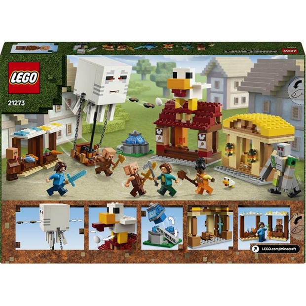 Да се определи - LEGO - Minecraft 21273 The Ghast Balloon Village Attack