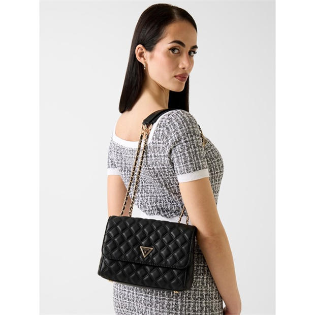 OffWhite - Guess - Women's Giully Flap Cross Body Bags