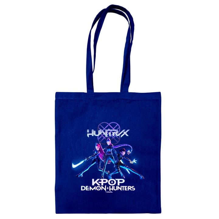 K Pop Demon Hunters  Kids Blue  Tote Bag, Sports Direct