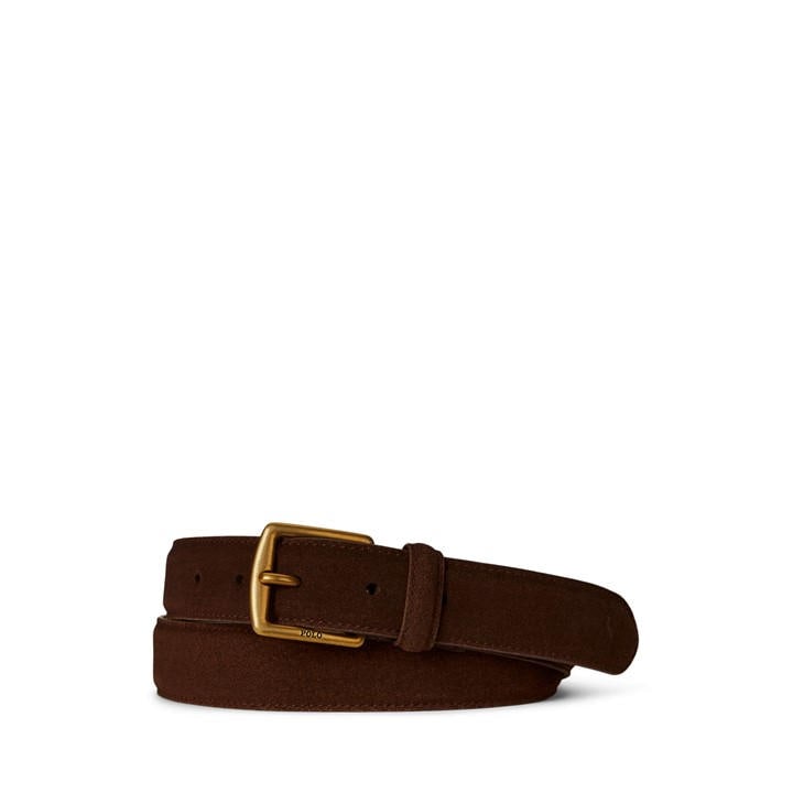 Polo Ralph Lauren Men's Brown Suede Dress Belt in Size 3XL, Sports Direct