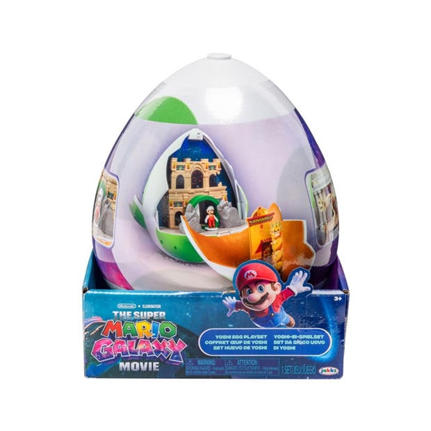 Multi - Super Mario - Super Mario Galaxy Movie Yoshi Egg Playset