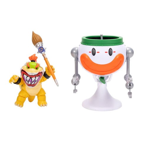 Super Mario - 5 Wonder Bowser Jr. with clown Car