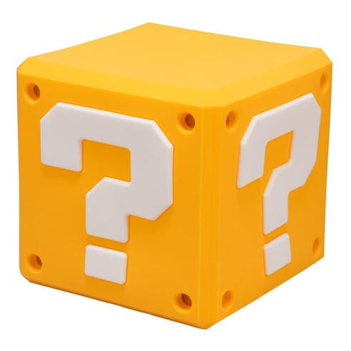 Super Mario - Question Block SquishyGlo Light Rechargeable