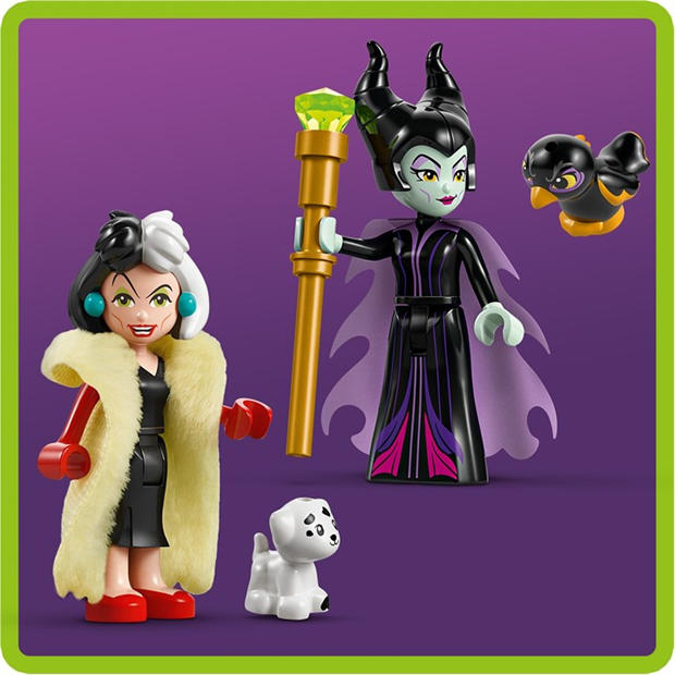 Малфкнт и Крла - LEGO - Disney 43262 Villains Maleficent’s and Cruella De Vil’s Dresses