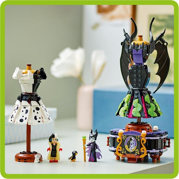 Малфкнт и Крла - LEGO - Disney 43262 Villains Maleficent’s and Cruella De Vil’s Dresses