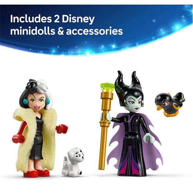 Малфкнт и Крла - LEGO - Disney 43262 Villains Maleficent’s and Cruella De Vil’s Dresses