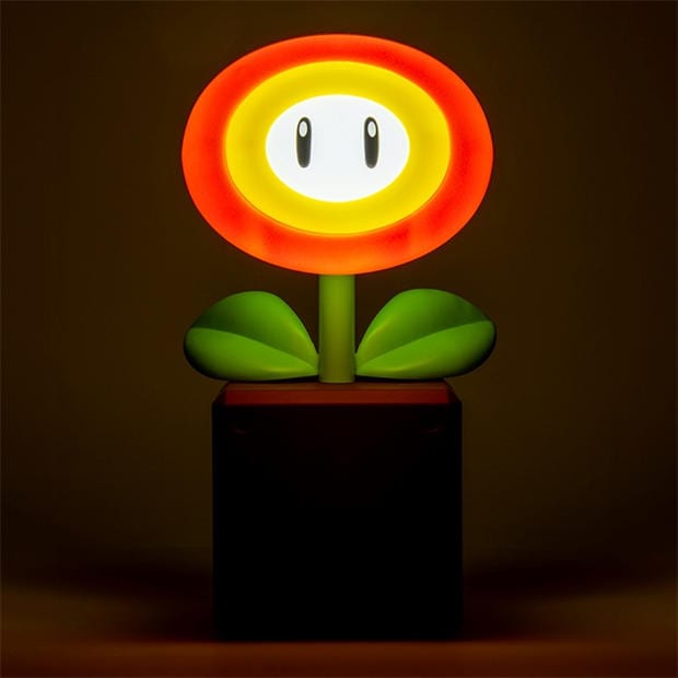 Multi - Super Mario - Fire Flower Lamp Plastic Toy