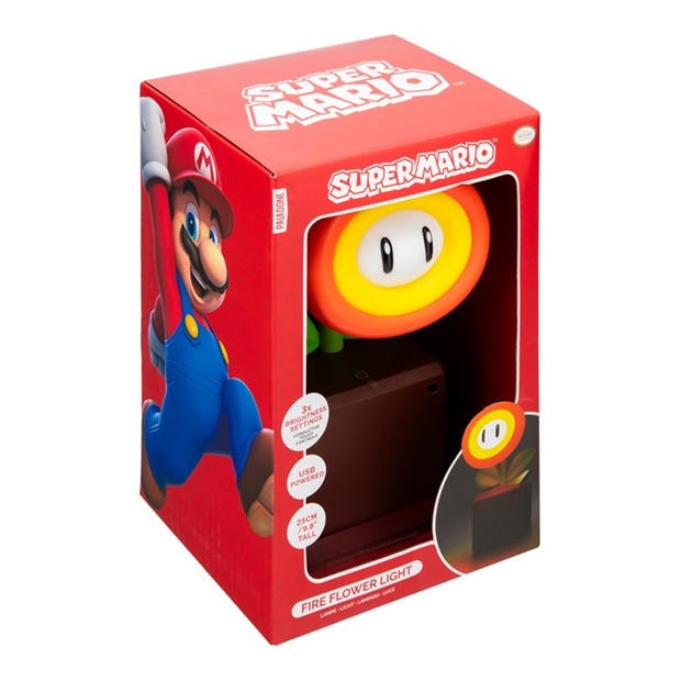 Multi - Super Mario - Fire Flower Lamp Plastic Toy