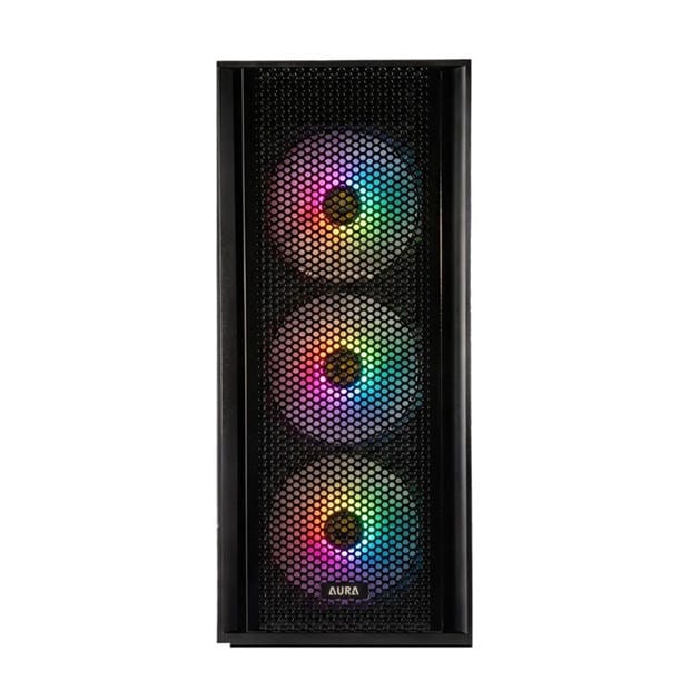 Black - Entity - Entity Ragnarok RTX 5060 Gaming PC - Intel Core i5-14400F 16GB 512GB SSD - Black
