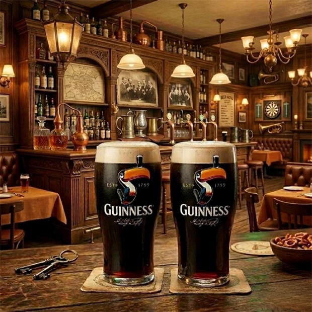 Toucan - Guinness - Guinness Official Toucan Pint Beer Glass Set of 2