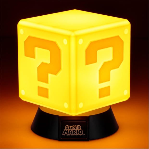 Multi - Super Mario - Question Block Icon 10cm LED Light