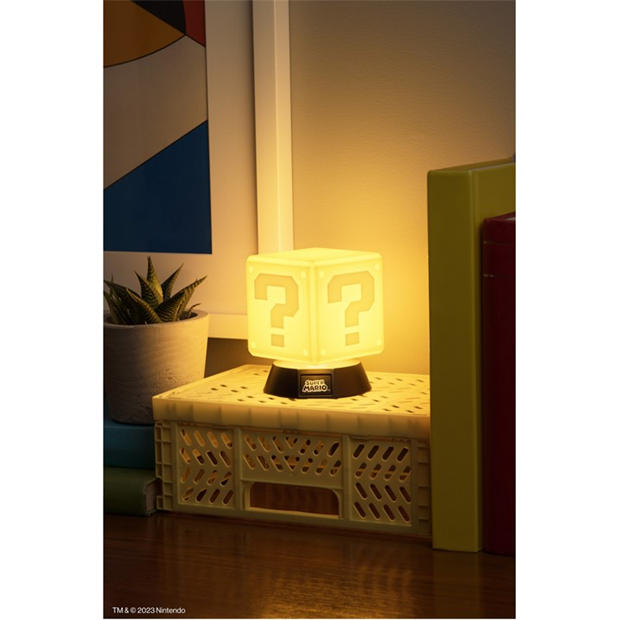 Multi - Super Mario - Question Block Icon 10cm LED Light