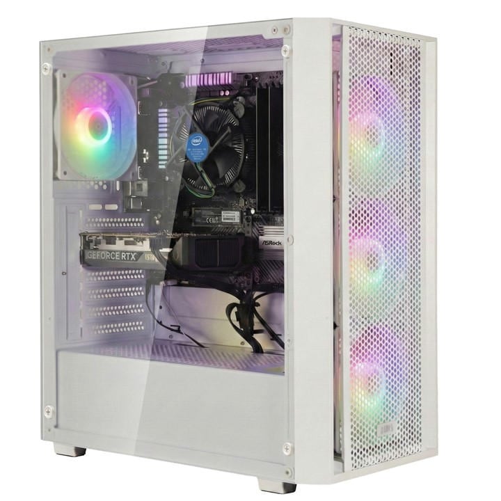 Entity  White Ragnarok Rtx 5060 Gaming Pc - Intel Core I5-14400F 16Gb 512Gb Ssd, Sports Direct