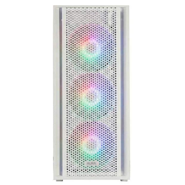 White - Entity - Entity Ragnarok RTX 5060 Gaming PC - Intel Core i5-14400F 16GB 512GB SSD - White