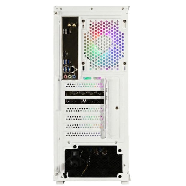 White - Entity - Entity Ragnarok RTX 5060 Gaming PC - Intel Core i5-14400F 16GB 512GB SSD - White