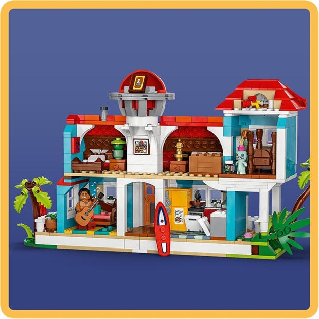 Lilo & Stch Hse - LEGO - Disney 43268 Lilo and Stitch Beach House Set