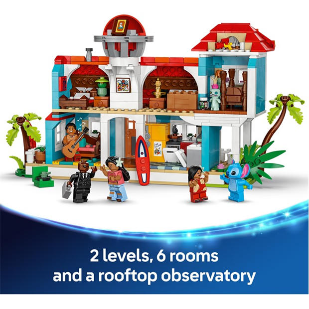 Lilo & Stch Hse - LEGO - Disney 43268 Lilo and Stitch Beach House Set