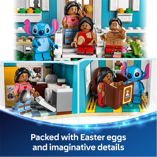 Lilo & Stch Hse - LEGO - Disney 43268 Lilo and Stitch Beach House Set