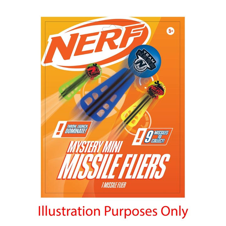Nerf Boys  Mystery Mini Missile Fliers, Sports Direct