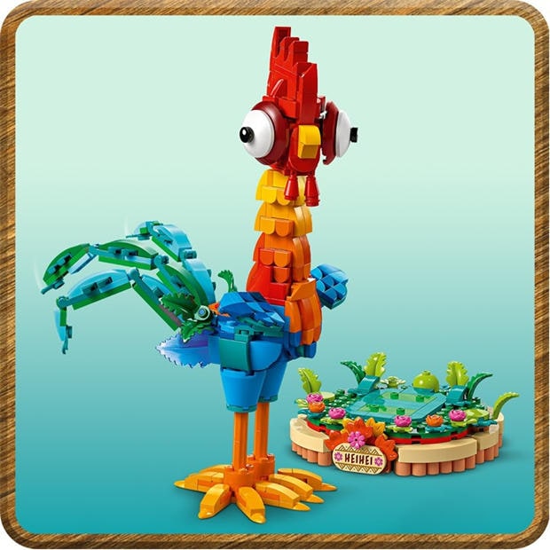 Heihei - LEGO - Disney 43272 Moana 2 Heihei Building Toy Set