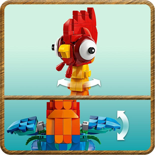 Heihei - LEGO - Disney 43272 Moana 2 Heihei Building Toy Set