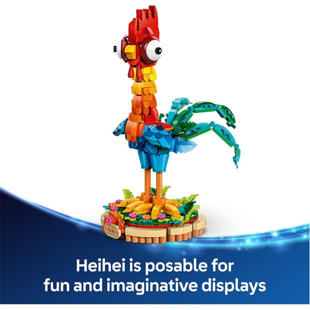 Heihei - LEGO - Disney 43272 Moana 2 Heihei Building Toy Set