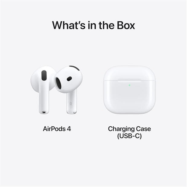White - Apple - AirPods with USB-C Charging Case (4th Generation)
