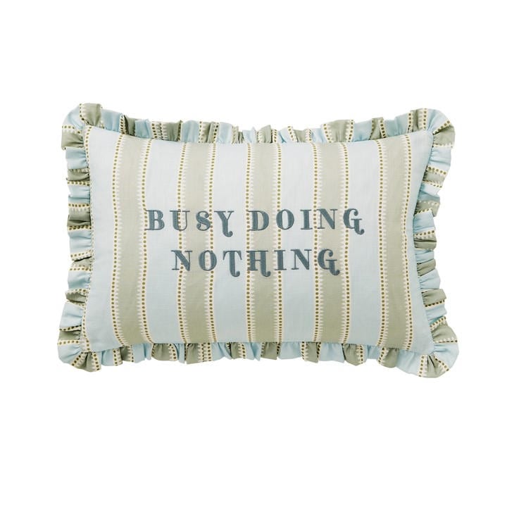 Yvonne Ellen   Busy Doing Nothing 60X40 Bed Cushion, Sports Direct