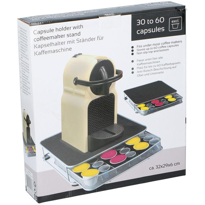 Alpina   Capsule Holder With Coffeemaker Stand, Sports Direct