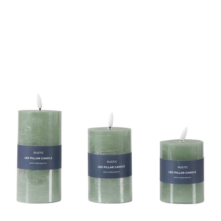 Gallery  Green Led Candle in Size M, Sports Direct