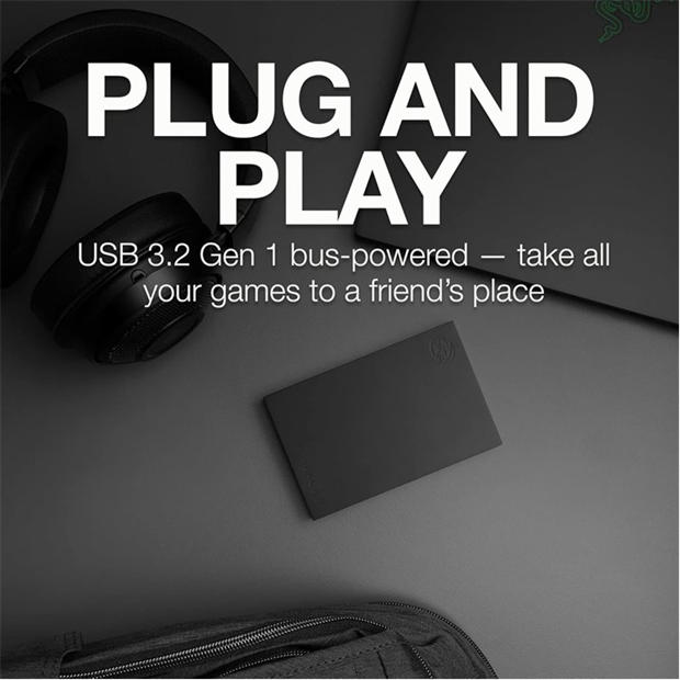 Black - Seagate - Seagate FireCuda Gaming Hard Drive 1TB External Hard Drive HDD