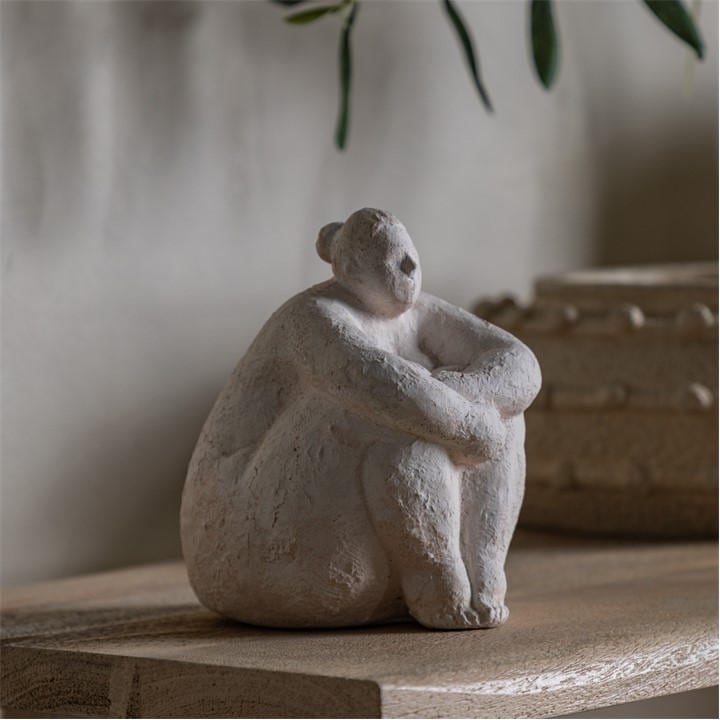 Gallery  Beige Lady Cement Decoration, Sports Direct