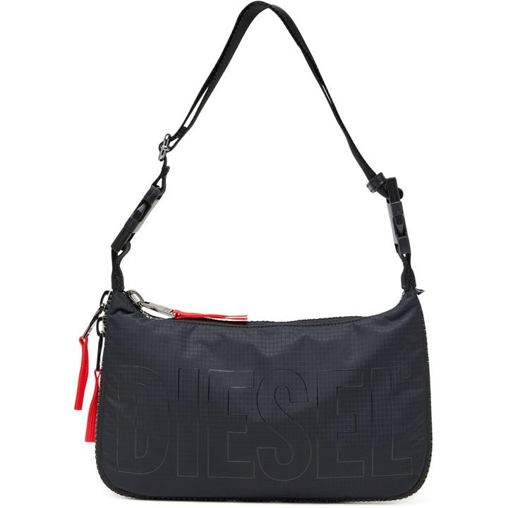 Diesel Women's Black Zip-D Crossbody Bag, Sports Direct