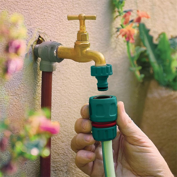 Green - Dekton - 4 Piece Hose Adaptor Set