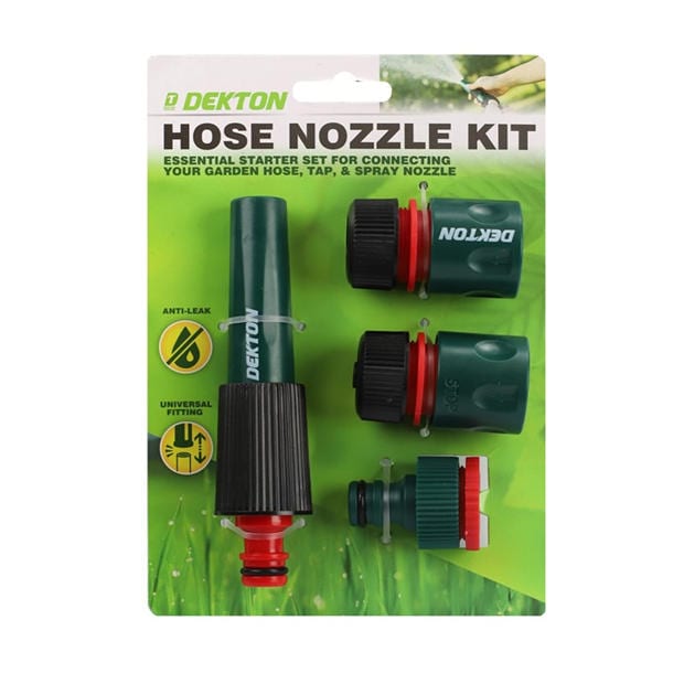 Green - Dekton - 4 Piece Hose Nozzle Kit