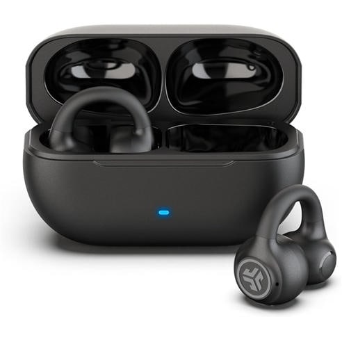 JLab - JLab Flex Open Air Clip Wireless Earbuds - Black